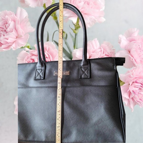 Mary Kay Exclusive Black Business Tote Floral Interior Limited - Picture 6 of 7